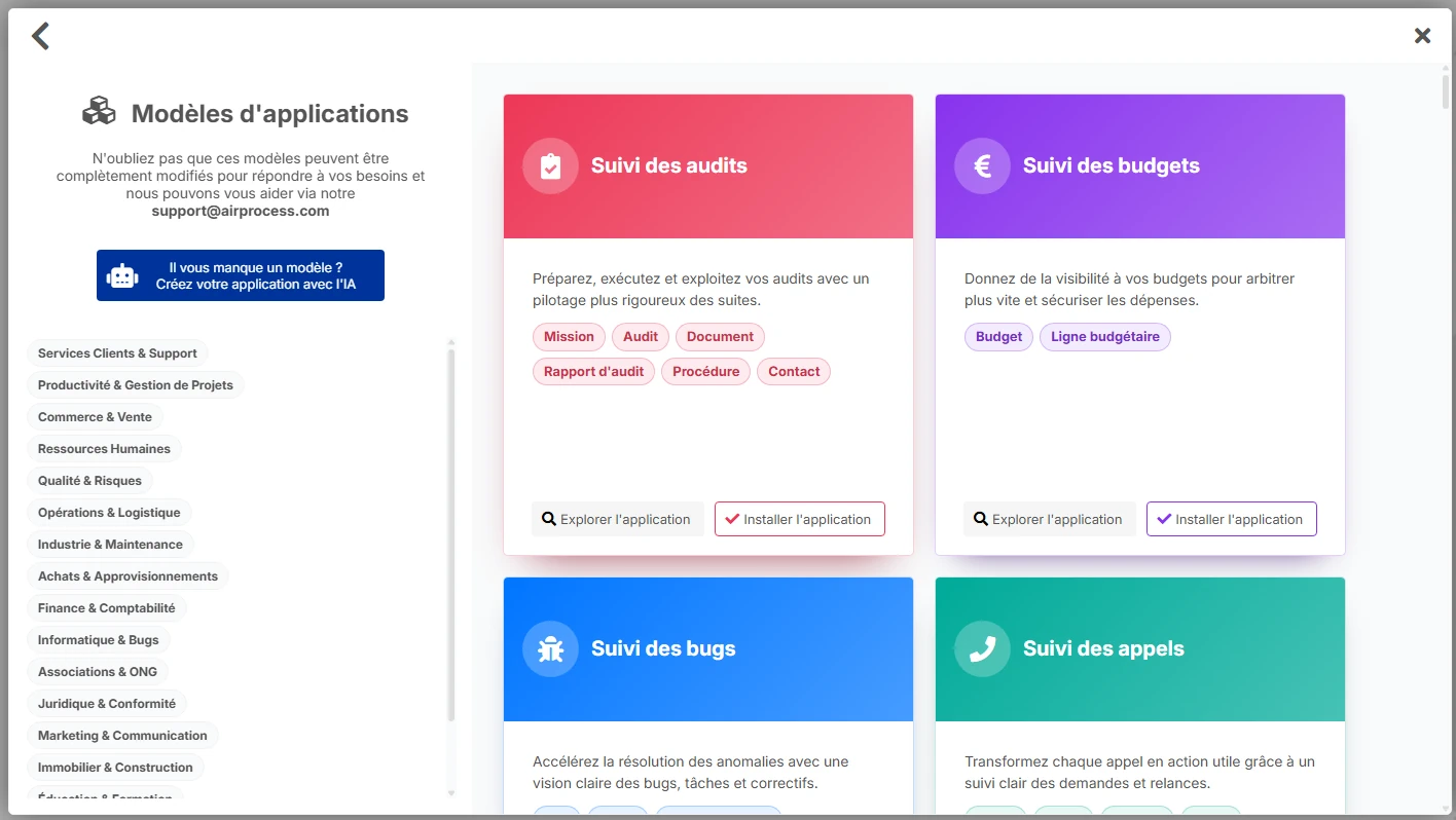 Nouvelle version de Airprocess